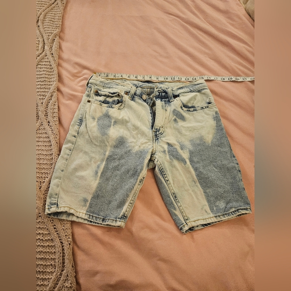 Levi's 412 Womens  Blue  Denim Shorts‎ Size 31
